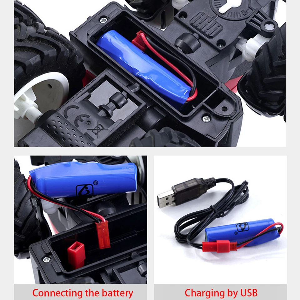 1/24 Remote Control Tractor 2.4Ghz 8 Wheels RC Farm Tractor Toys for Boys Kids - Image 4 of 4