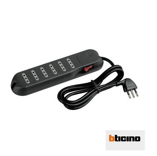 BTICINO  3630GB MULTIPRESA SLIM 6 PRESE