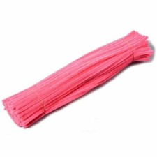 High Quality 30cm 6mm 20 Pipe Cleaners Colours Chenille Craft Stems UK