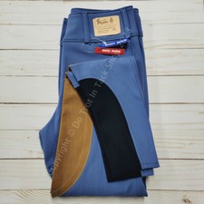 Tailored Sportsman Ladies Vintage Trophy Hunter Sock Bottom Breeches BlueWho/Tan