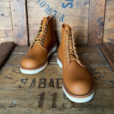 Size 9 D (42 EU ) Red Wing Heritage Classic Round Toe 9107 Boots Made In USA ( S - Imagen 1 de 4