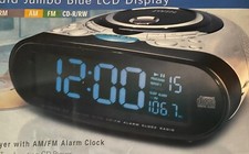Jwin jl cd811 Stereo CD Player With AM/FM Alarm Clock NIB - Never Used