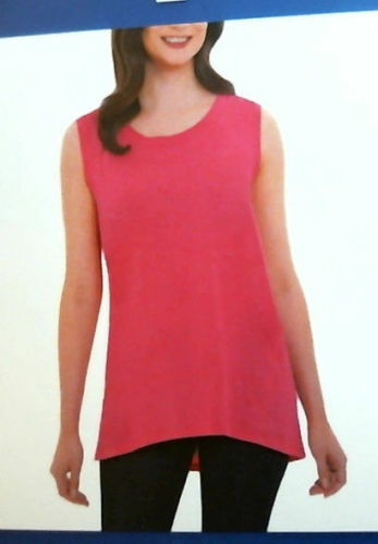 Adrienne Vittadini Women's Hi/Low Hem Sleeveless Top - Pick Color/Size, NWT - Picture 3 of 14