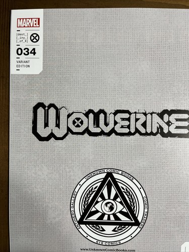 Wolverine #34 casi nuevo 2023 Scott Williams variante ICON cubierta exclusiva de Marvel - Imagen 9 de 16