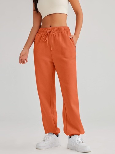 Women'S Casual Baggy Fleece Sweatpants - Picture 2 of 7