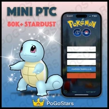 Pokémon PTC Go - Shiny Squirtle - 80K Stardust✨Read Description✨