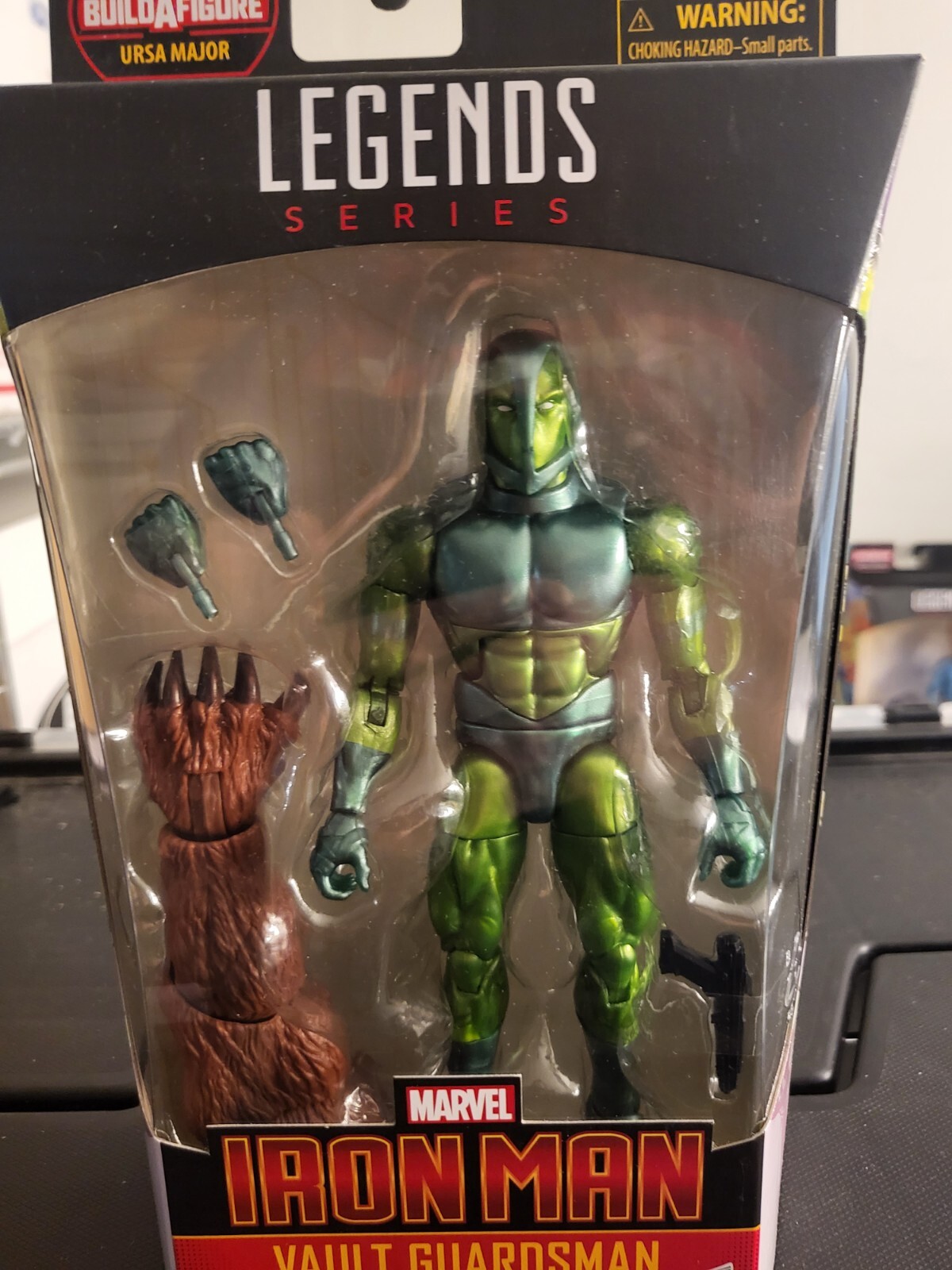 Marvel Legends Iron Man Vault Guardsman Build  A Figure series Ursa Major New