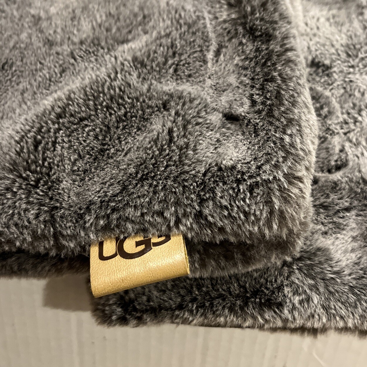 ugg polar faux fur throw
