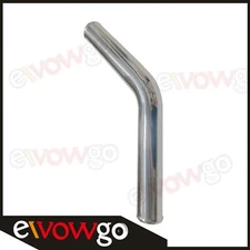 45 Degree 2.75" 2 3/4 inch OD Aluminum Intercooler Intake Pipe Piping Tube 600MM