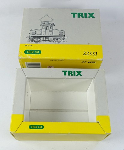 TRIX 22551 LEERKARTON E-Lok BR E 69 02 Pauliinne DB Spur H0 OVP Leerverpackung ! | Zustand: Gebraucht