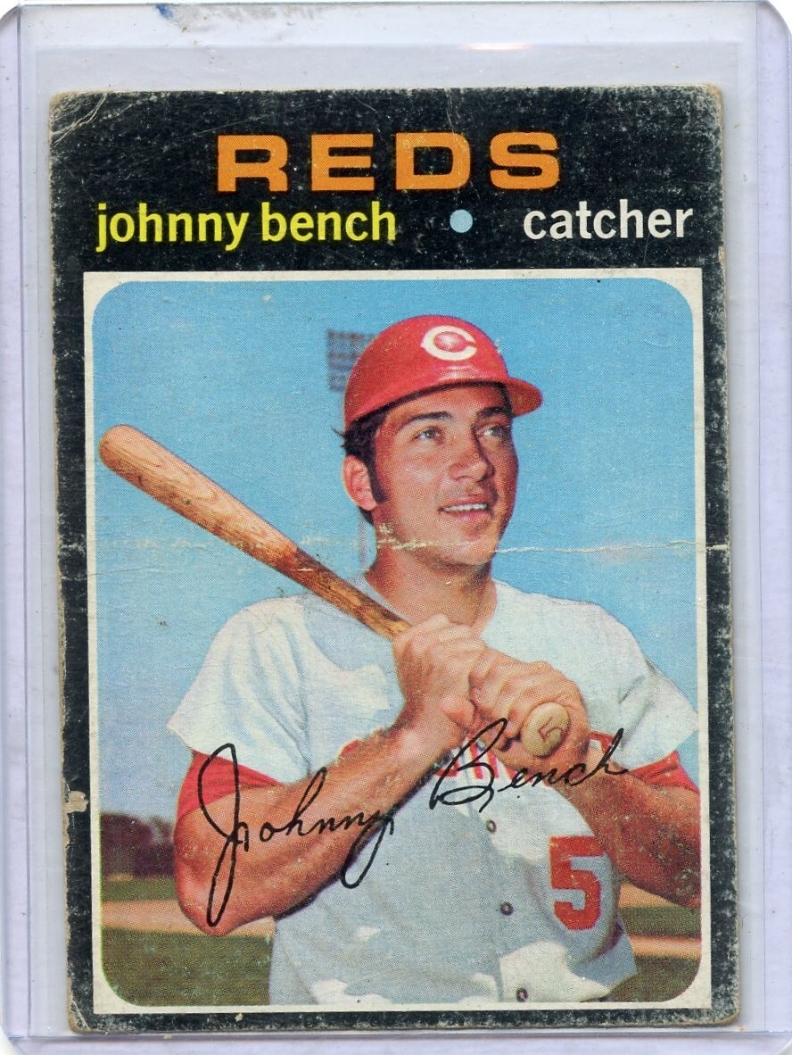1971 Topps Johnny Bench Cincinnati Reds #250 ⭐️💥🎯 F/G