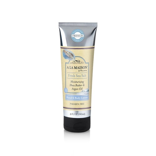 A La Maison 8 oz Fresh Sea Salt Hand & Body Lotion with Shea Butter & Argan Oil