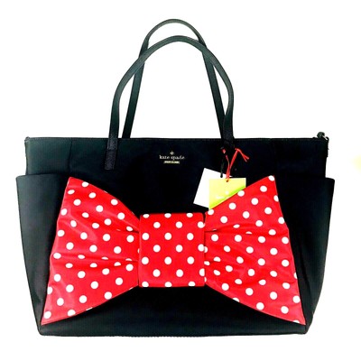 kate spade polka dot diaper bolsa