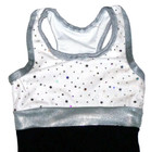 Weissman Balera Biketard Unitard Bodysuit Velvet Sequin New Girl XS 2 3 Slim — photo 3