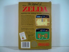 K24i00072 LEGEND OF ZELDA CON SCATOLA E MANUALE NO MAPPA 1987 NES NINTENDO ORIGINALE