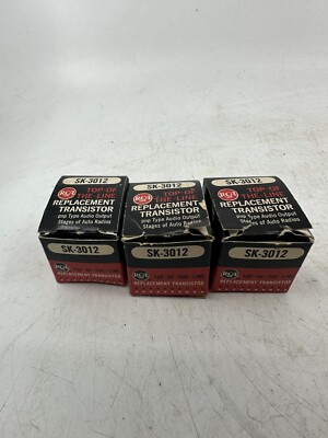 RCA SK3012 Cross Germanium PNP Power Transistor Lot Of 3