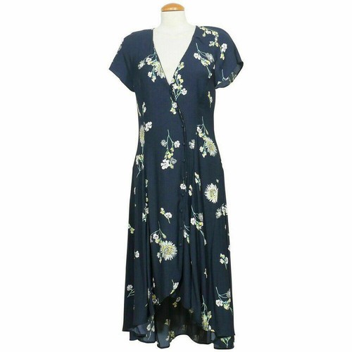 Floral High Low Midi Dress 