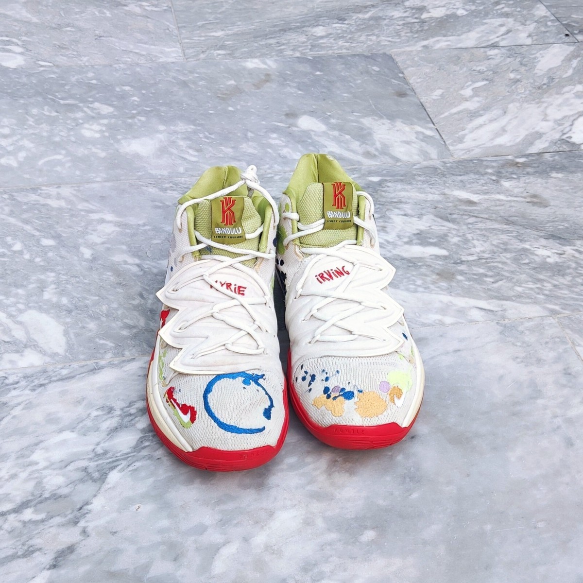 Size 11 - Nike Bandulu x Kyrie 5 EP Embroidered Splatters