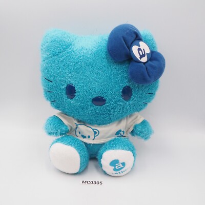Hello Kitty Blue Nation MC0305 Sanrio Avex 2008 Plush 10'' JUNK Toy Doll Japan