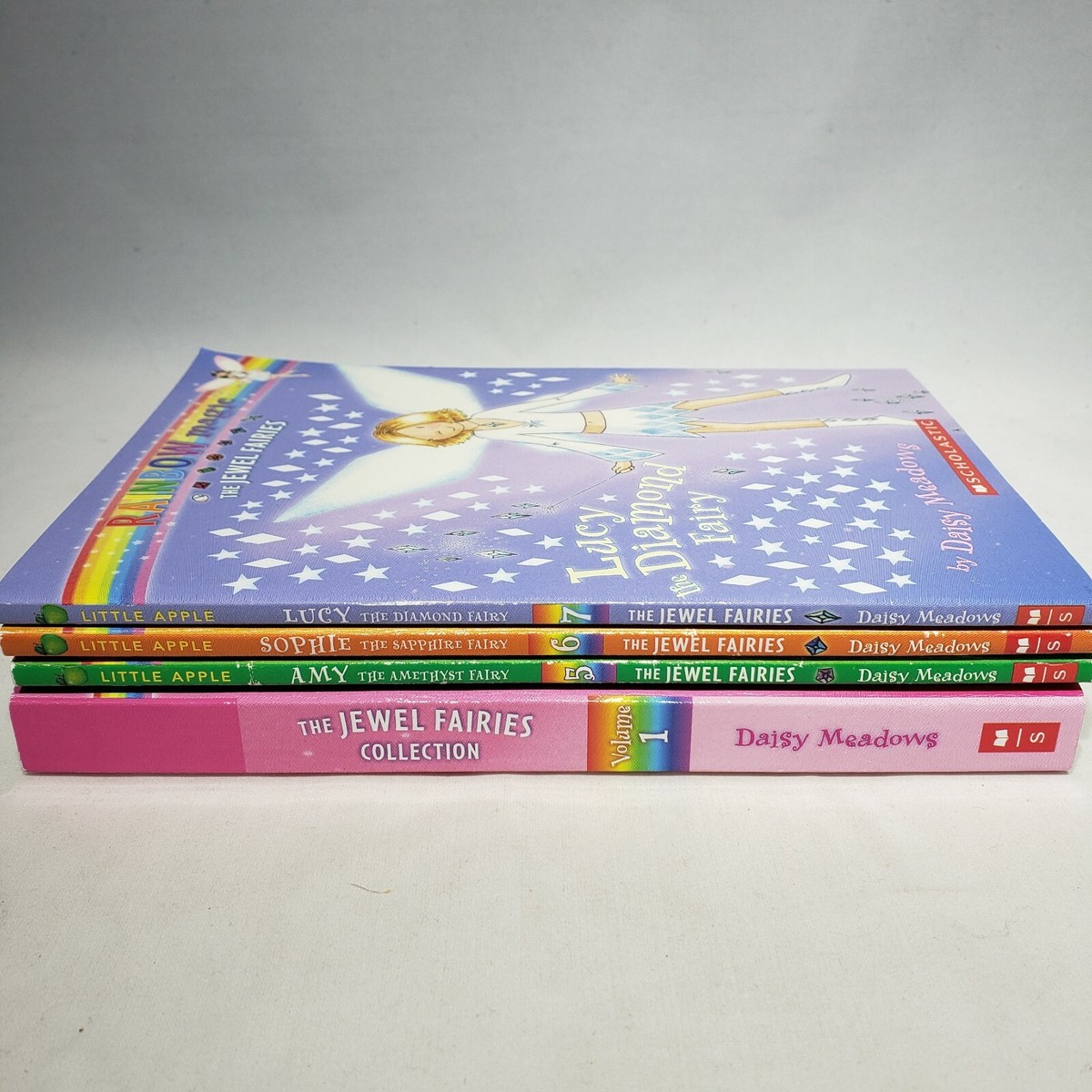 Lot of 7 Rainbow Magic The Jewel Fairies Books #1-7 Daisy Meadows