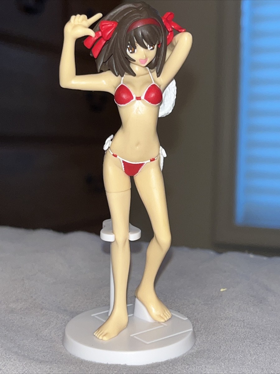 Suzumiya Haruhi No Yakusoku Figure Haruhi Santa Swimsuit Version CLEANED | eBay