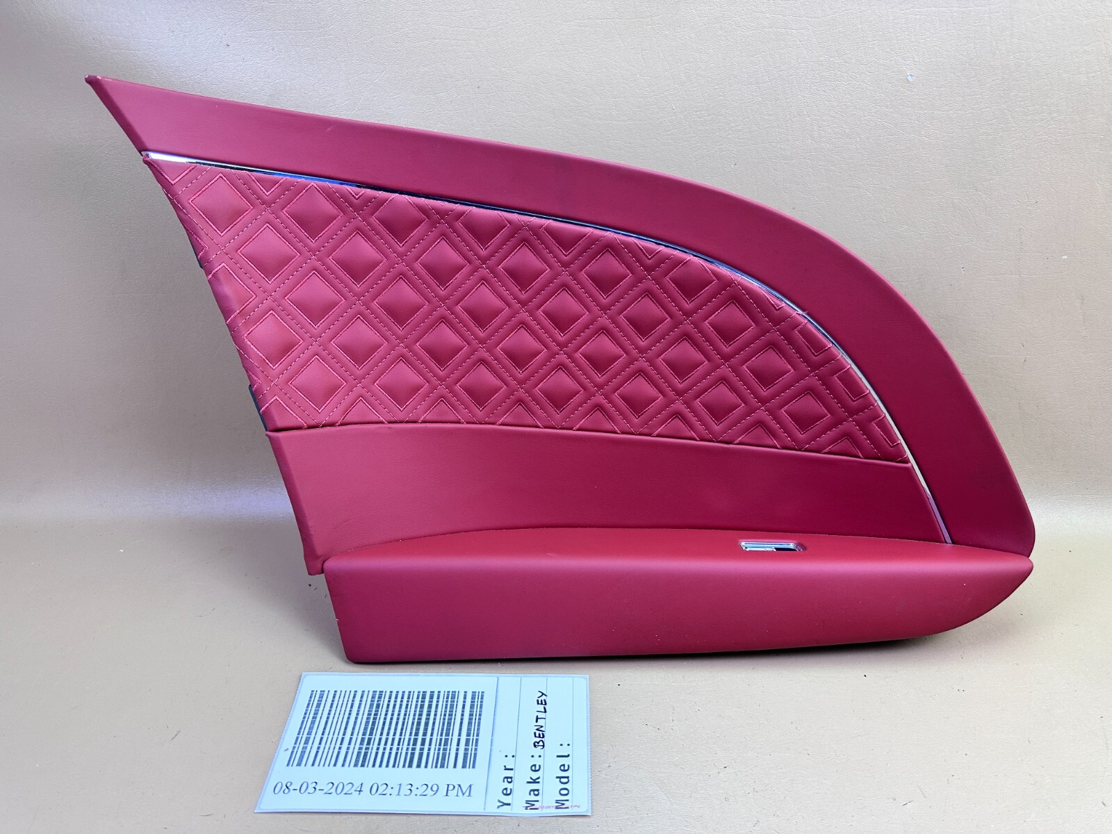 2021-2023 BENTLEY CONTINENTAL GT REAR LEFT SIDE INTERIOR QUARTER PANEL TRIM OEM