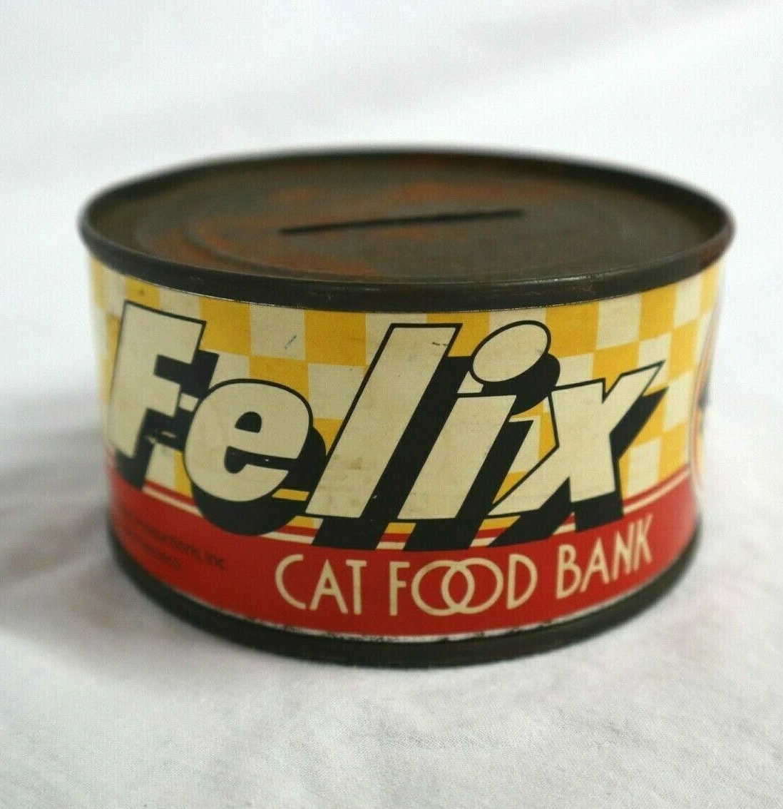 Felix Cat Food Bank Vintage 1983 Hong Kong King Features with Stopper