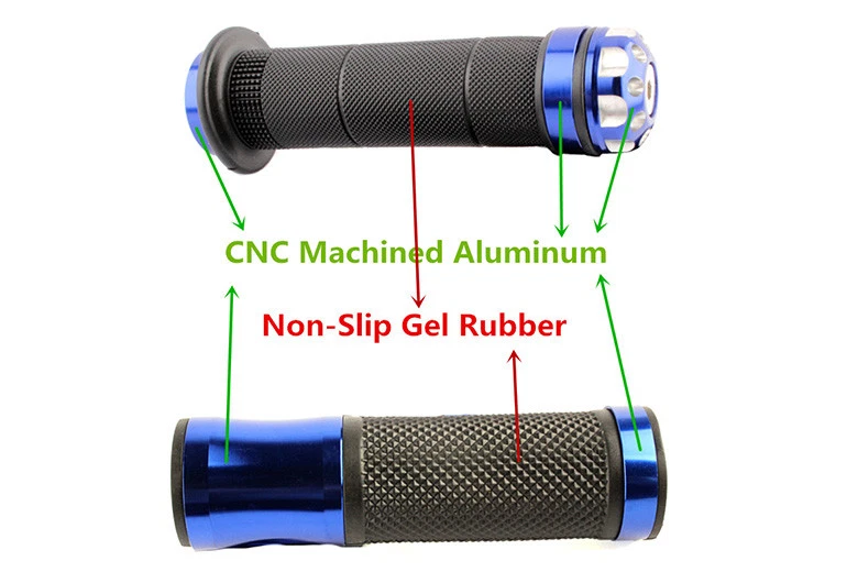 Empuñaduras de gel de goma universales para motocicleta Suzuki GSXR750 GSXR600 GSXR1000 Foto 4 de 4