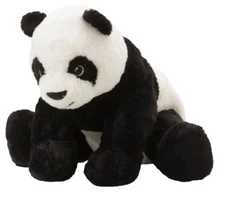 Kramig Panda Soft toy, white/black, 11 ¾ "
