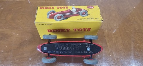 Vintage Dinky Toys Meccano #231 Maserati #9 - Picture 2 of 6
