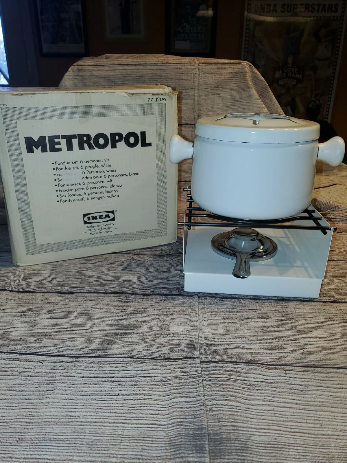 Ikea Metropol Fondue set 6 person 6 plates NEW in box
Opens in a new window or tab
