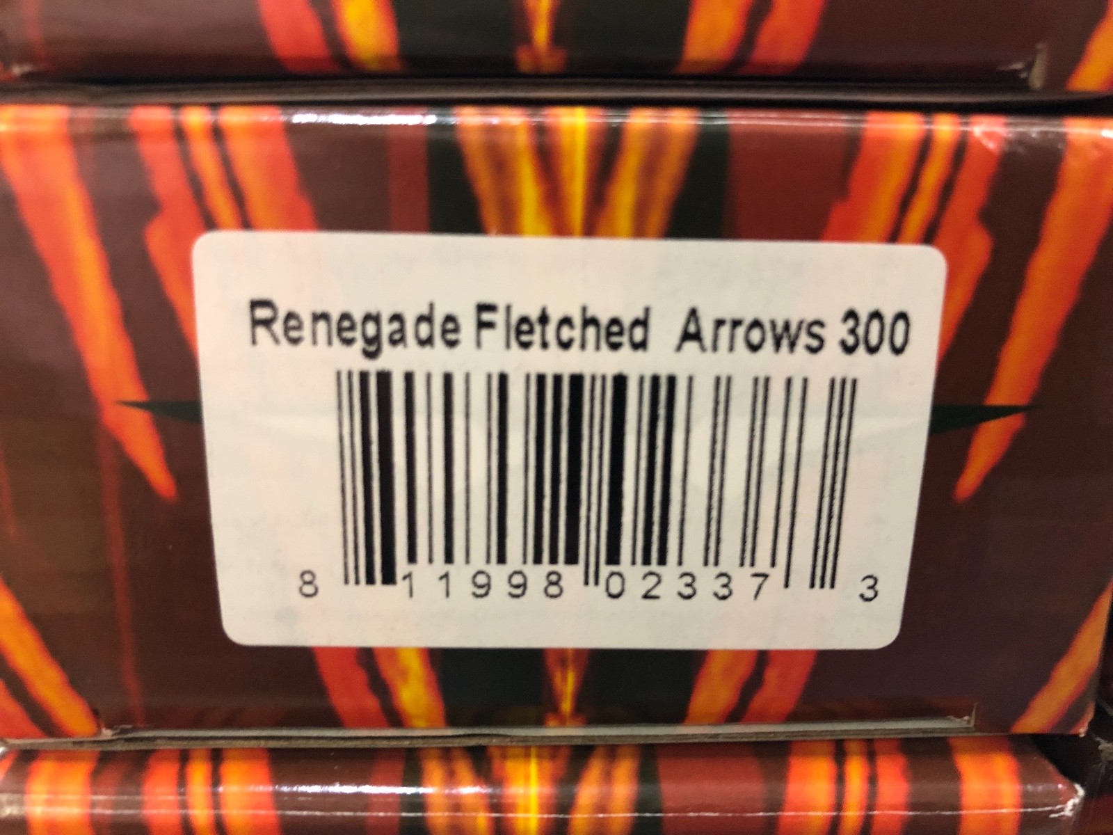 Black Eagle Renegade 300 .005 17/64" Fletched/Crested Arrows 1/2 Dozen