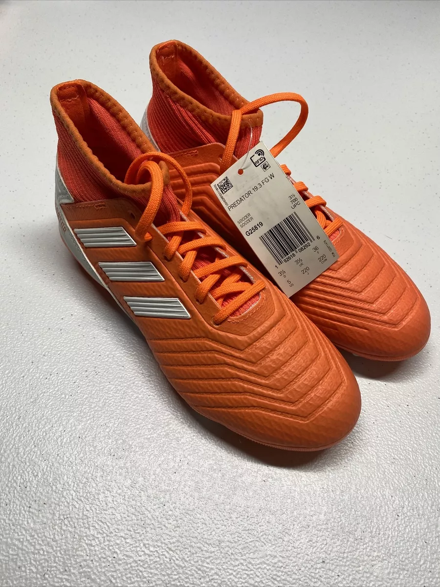 Adidas Predator 19.3 FG W US Size 5 Unisex G25819 Hi res Coral White Cleat