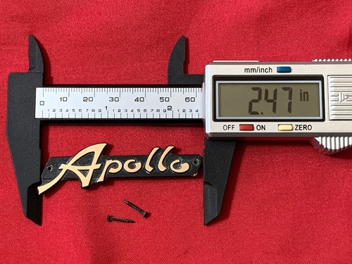 Apollo Teisco Guitar or Bass Badge Logo Plate Vintage Japan Part - 第 4/5 張圖片