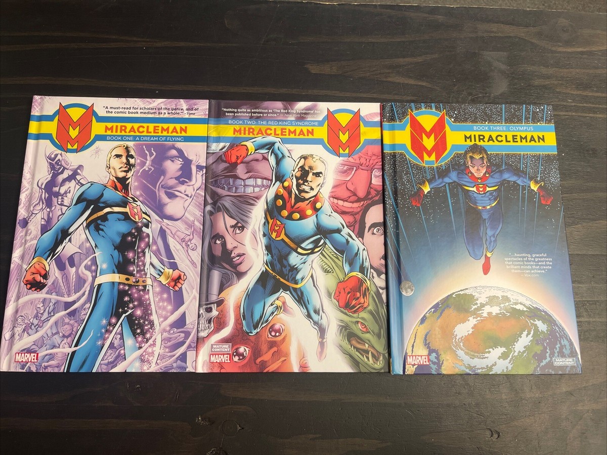 MiracleMan Book 1-3 Hardcover - Mick Anglo - Marvel Comics