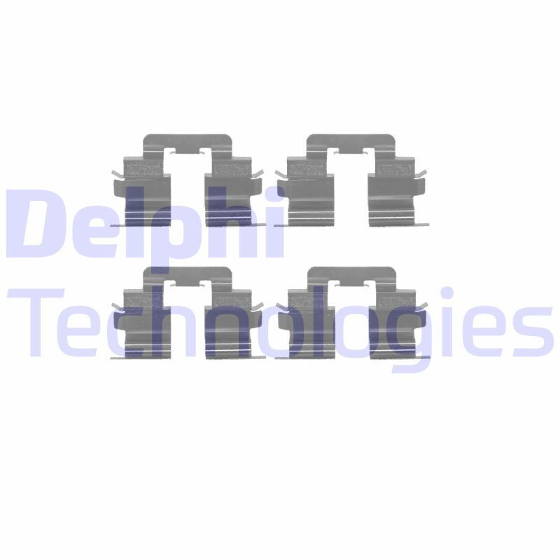 DELPHI LX0571 Bremsbelag Zubehörsatz - Kompatibel Mit VW Golf VII