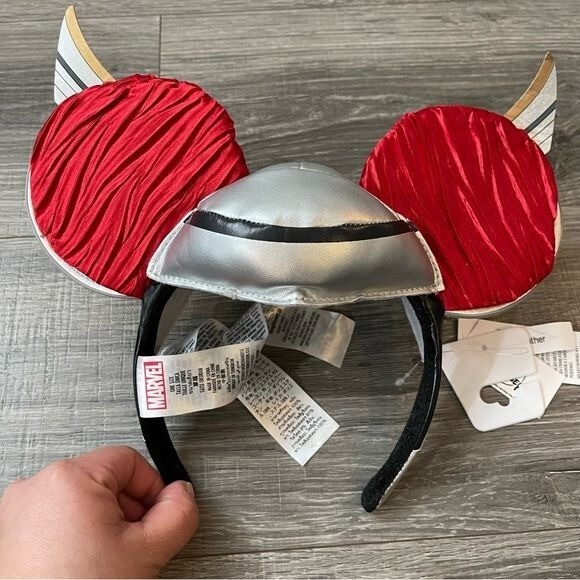NWAt Disney Parks Jane Foster Mickey Mouse Ears Headband for Adults. Thor Disney Parks Jane Foster Mighty Thor Mickey Mouse Ears  main image 4