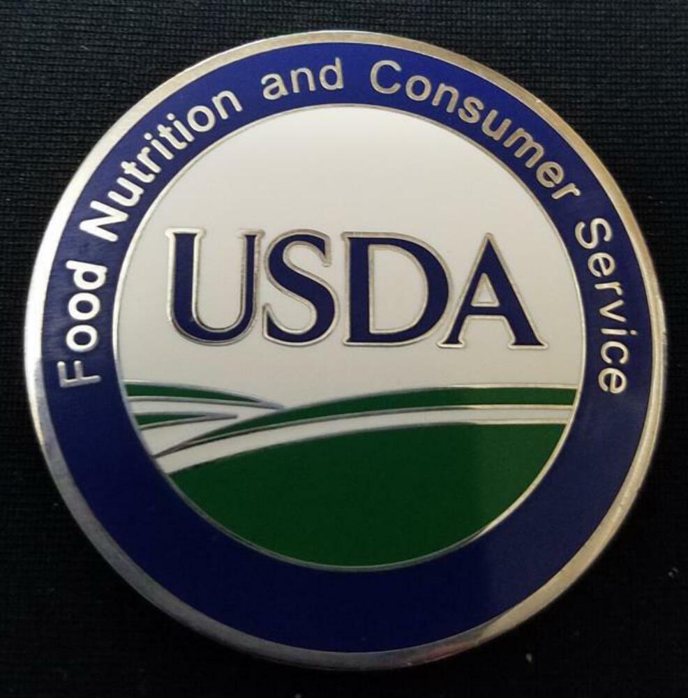 USDA OIT Food Nutrition and Consumer Service Challenge Coin | eBay