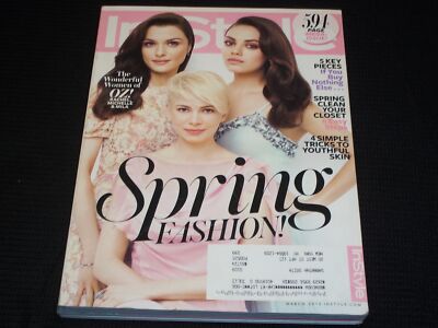 2013 MARCH INSTYLE MAGAZINE - KUNIS WEISZ WILLIAMS FRONT