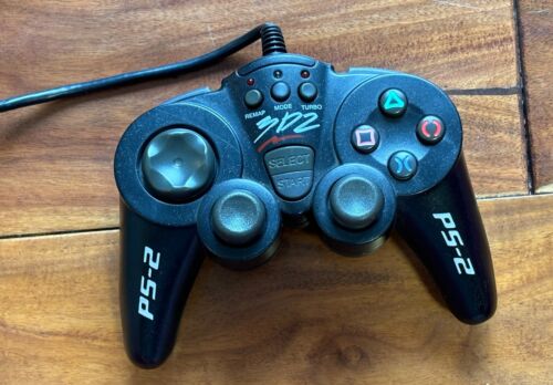 PS2 PlayStation 2 3D2 Game Controller Black - Picture 3 of 12
