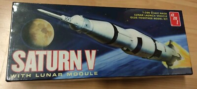 AMT / Round2 #846/12  1:200 SATURN V with Lunar Module - RARITÄT - NEU OVP