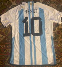 ARGENTINA ADIDAS AUTHENTIC WORLD CUP PLAYER MATCH ISSUE HEAT.RDY JERSEY 10 MESSI