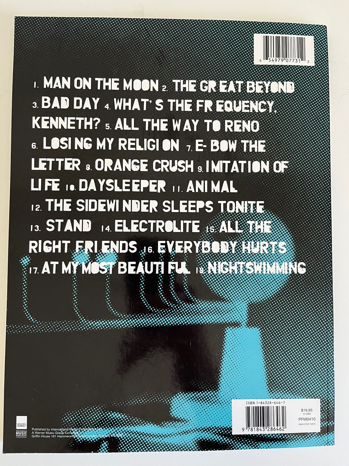 In Time The Best of REM 19882003 (Paperback 2005) Songbook Sheet Music 9781843286462 eBay