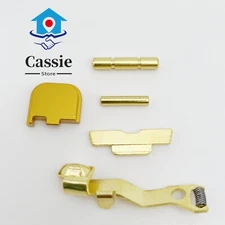 Durable Glock 43 43X 48 Gen 1-5 Extended Slide Stop Release Pin Combo Kit Gold