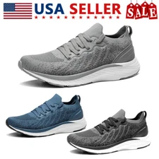 Men's Fashion Sneakers Breathable Lightweight Comfortable Runing Walking Shoes