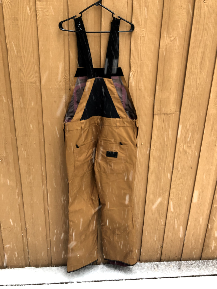 Burton X Carhartt Snowboard Bibs 3L Pants Large WIP double Burton X Carhartt Snowboard Bibs 3L Pants Large WIP double