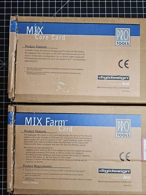 Avid Digidesign Mix Core and Farm Pci Cards Pro Tools