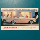 1958 Ambassador Custom 4-Dr. Hardtop Advertising Postcard — photo 1