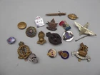 Job Lot of WW1 WW2 & Later Military Badges - Inc. Parachute / HMS Inconstant Etc