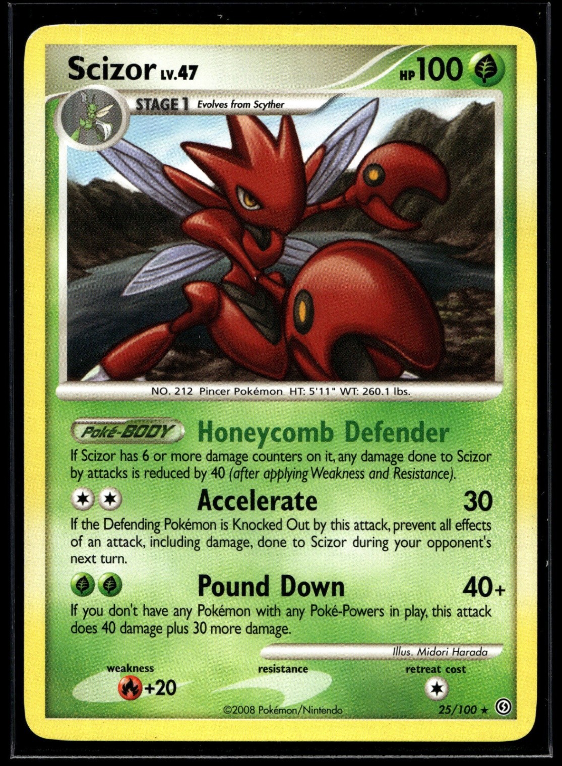 Scizor Rare Stormfront 25/100 NM